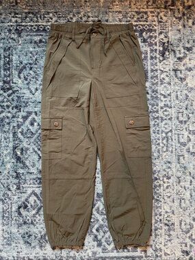 Cabi Olive Green Cargo Jogger Pants